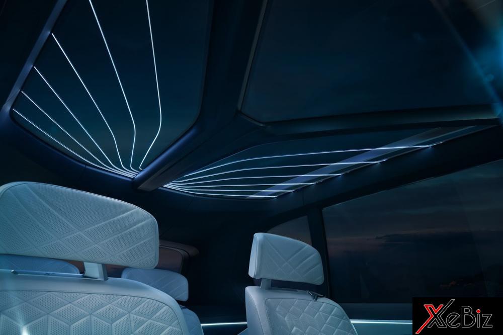 Cửa sổ trời ấn tượng trên xe BMW X7 concept.