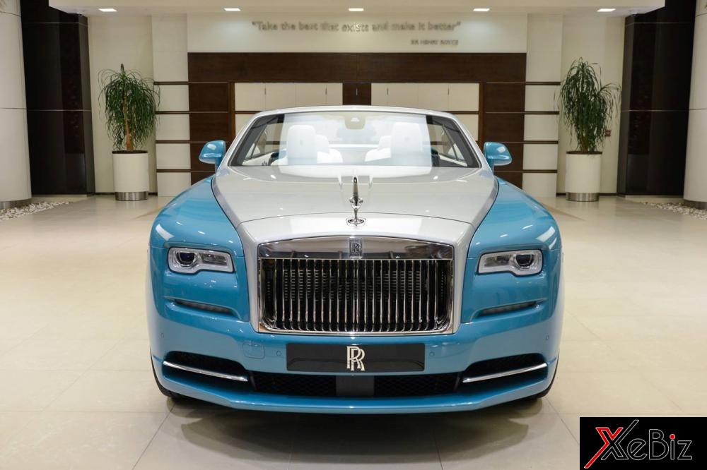 Chiêm ngưỡng Rolls-Royce Dawn xanh ngọc lam quý phái tại Abu Dhabi 02