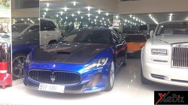 Chiếc Maserati GranTurismo MC Stradale này trước khi được Nguyễn Văn Bình mua lại từng đeo biển tứ quý 8