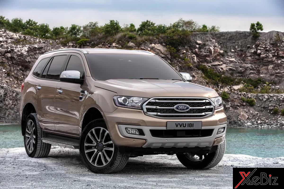 Cận cảnh thiết kế đầu xe của Ford Everest 2018