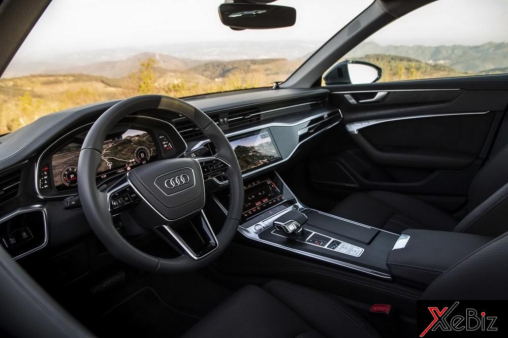 Nội thất hiện đại và công nghệ cao của Audi A6 2019