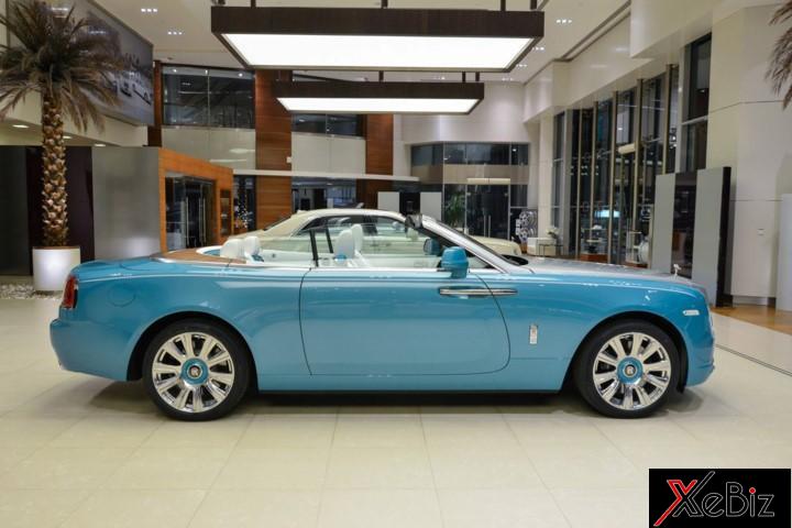 Chiêm ngưỡng Rolls-Royce Dawn xanh ngọc lam quý phái tại Abu Dhabi 03
