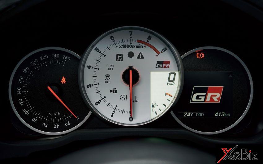 Bảng đồng hồ của Toyota 86 GR Sport