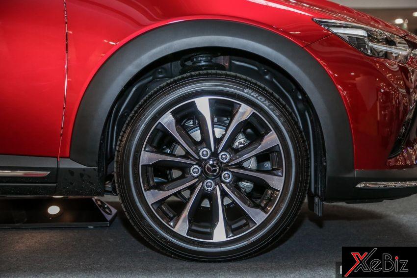 Bộ vành hợp kim 18 inch tái thiết kế của Mazda CX-3 2018