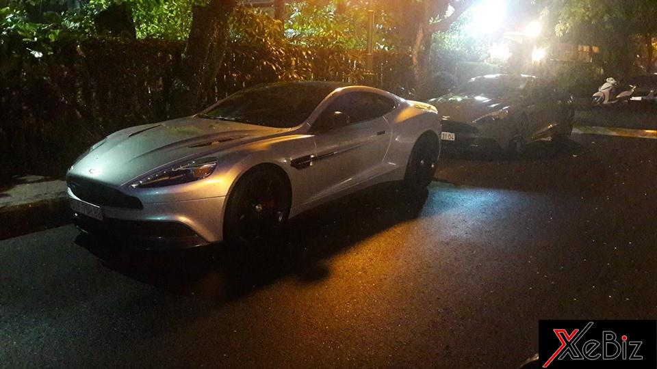 Aston Martin Vanquish màu bạc mang biển tứ quý 8