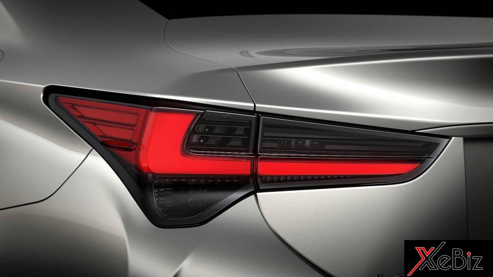 Cụm đèn hậu cải tiến của Lexus RC 2019