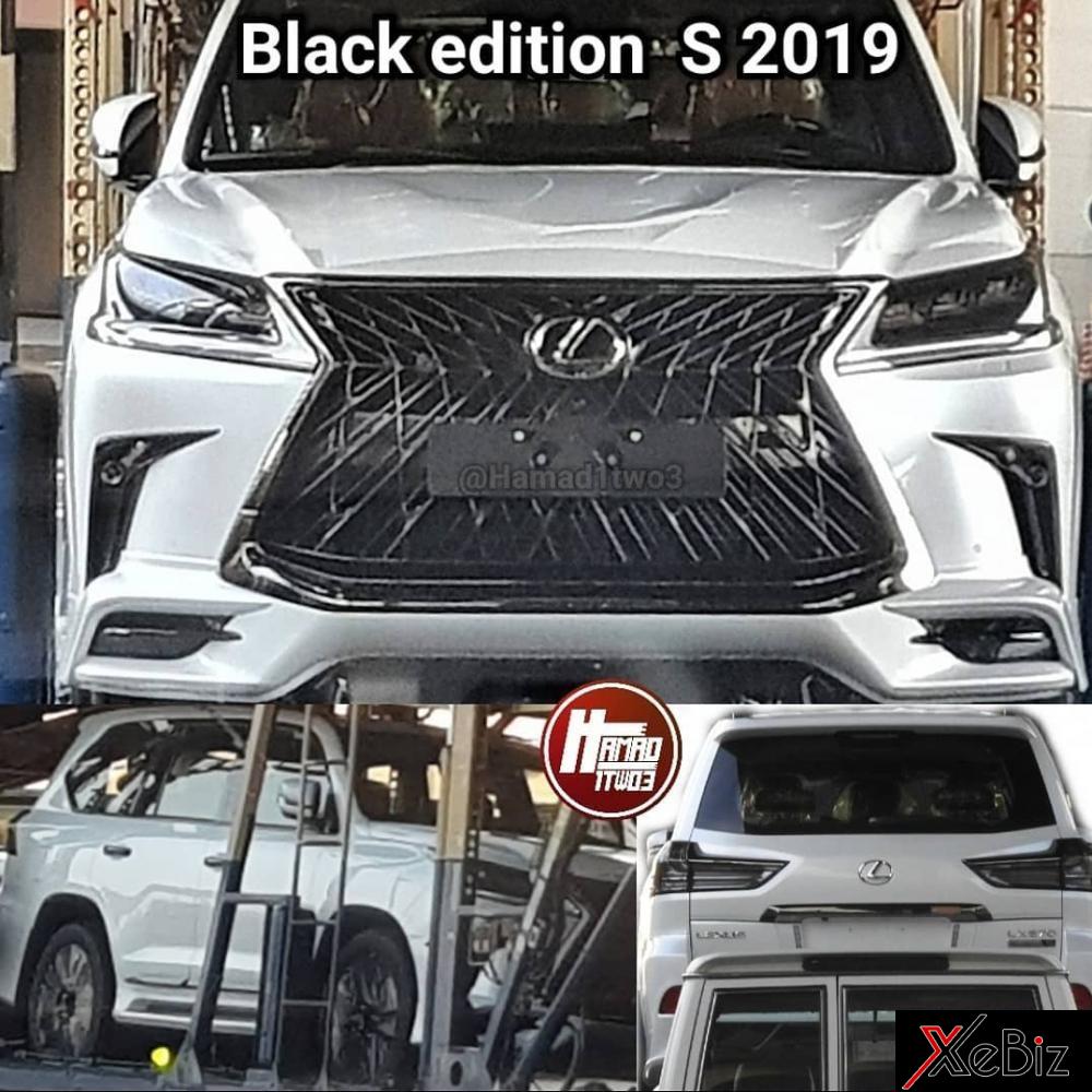 Lexus LX Black Edition S 2018 với lưới tản nhiệt màu đen cỡ lớn