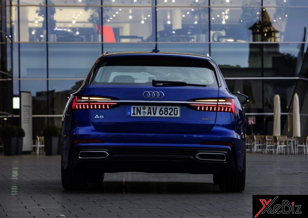 Audi A6 Avant 2019 tiết kiệm nhiên liệu nhờ công nghệ mild hybrid tiêu chuẩn