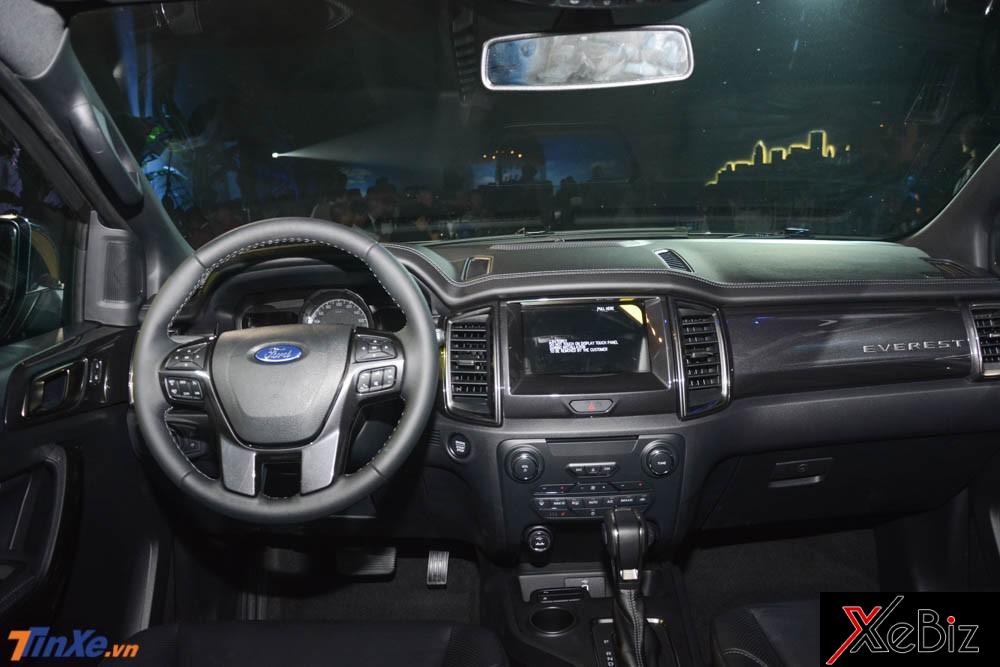 Nội thất Ford Everest 2018 mới ra mắt Việt Nam