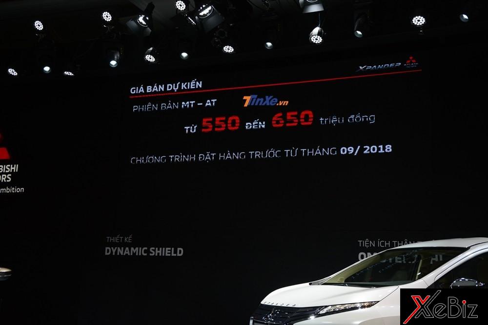 Giá bán Mitsubishi Xpander 2018