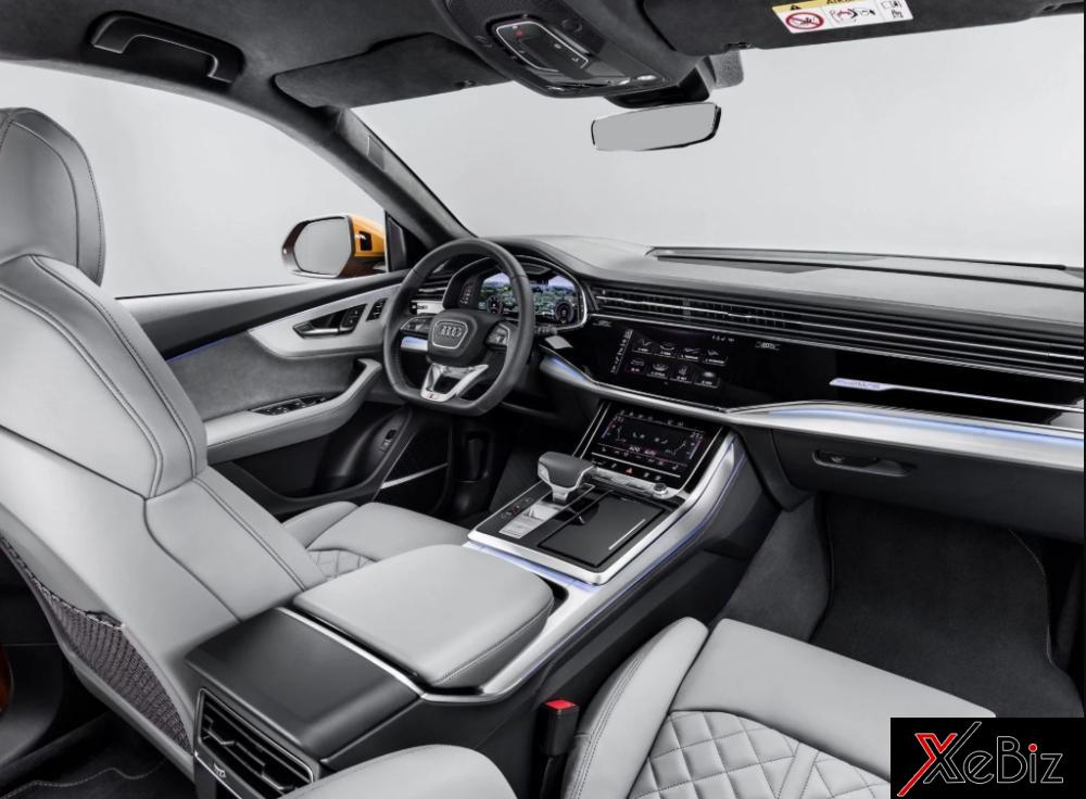 Nội thất bên trong Audi Q8 hoàn toàn mới