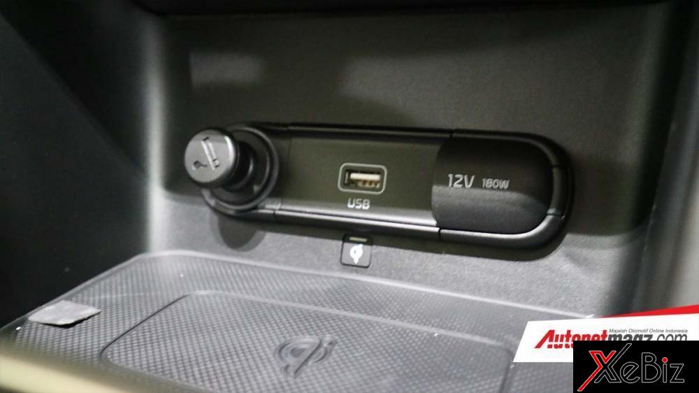 Cổng USB và ổ điện 12V của Kia Sportage 2019