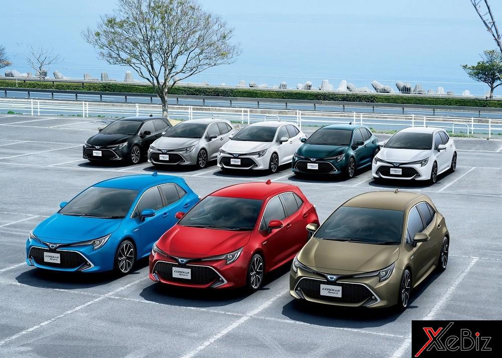 8 màu sơn ngoại thất của Toyota Corolla Sport 2018
