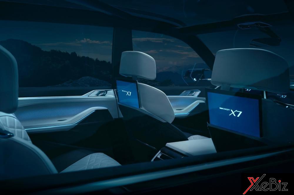 Ghế sau BMW X7 iPerformance concept.
