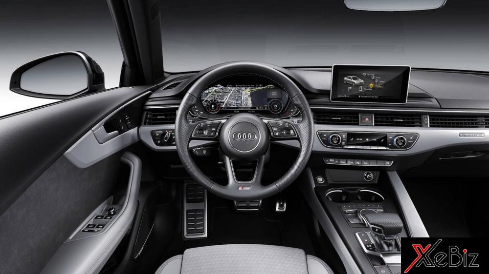 Vô lăng và mặt táp-lô của Audi A4 2019