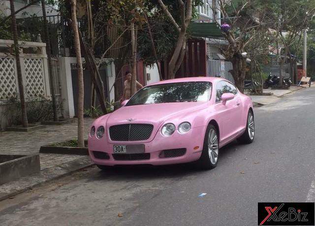 “Bánh bèo” Bentley Continental GT màu hồng rao bán hơn 1 tỷ đồng 01