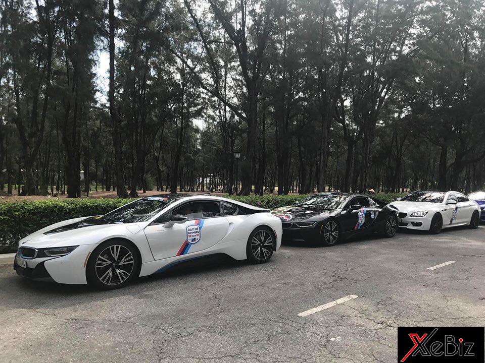 Cặp đôi BMW i8 của chủ nhà Đà Nẵng đón đoàn BMW từ Sài thành và Hà Nội đến tụ tập.
