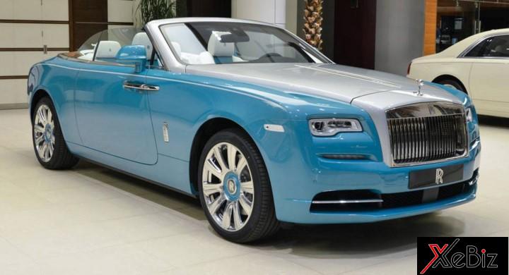Chiêm ngưỡng Rolls-Royce Dawn xanh ngọc lam quý phái tại Abu Dhabi 01