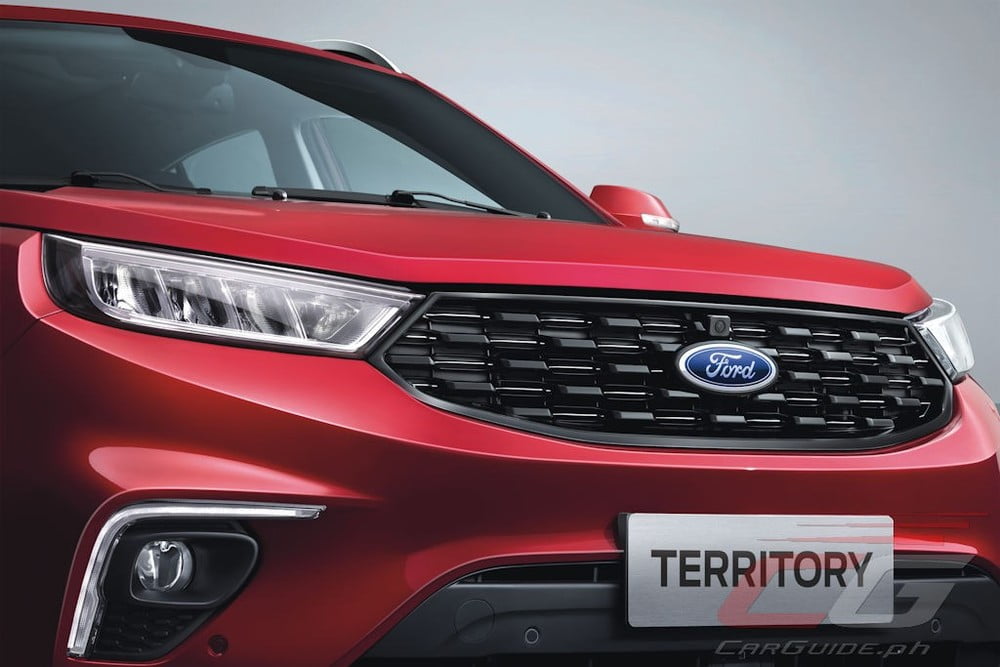 Thiết kế ngoại thất của Ford Territory 2020 có phần cứng cáp hơn người anh em Ford Escape