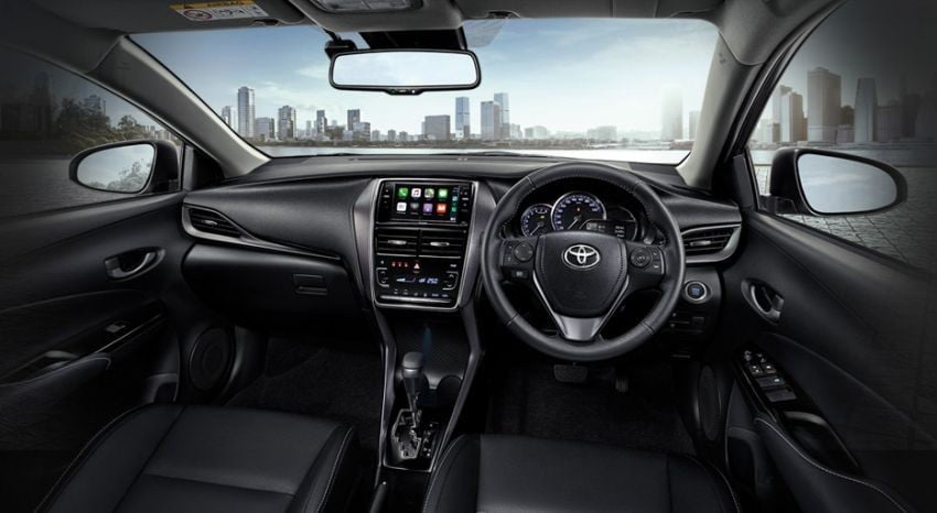 Nội thất của Toyota Yaris 2020 tại Thái Lan
