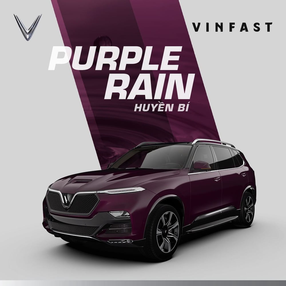Màu tím “Purple Rain” của VinFast President