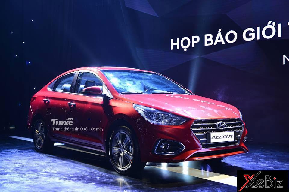 Hyundai Accent 2018 tại sự kiện ra mắt thị trường Việt Nam