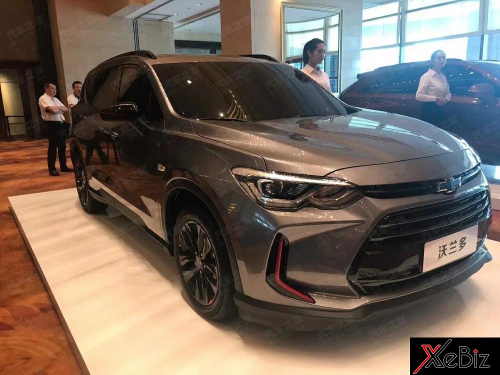 Chiếc SUV Chevrolet Orlando 2018 trong một sự kiện tại Trung Quốc