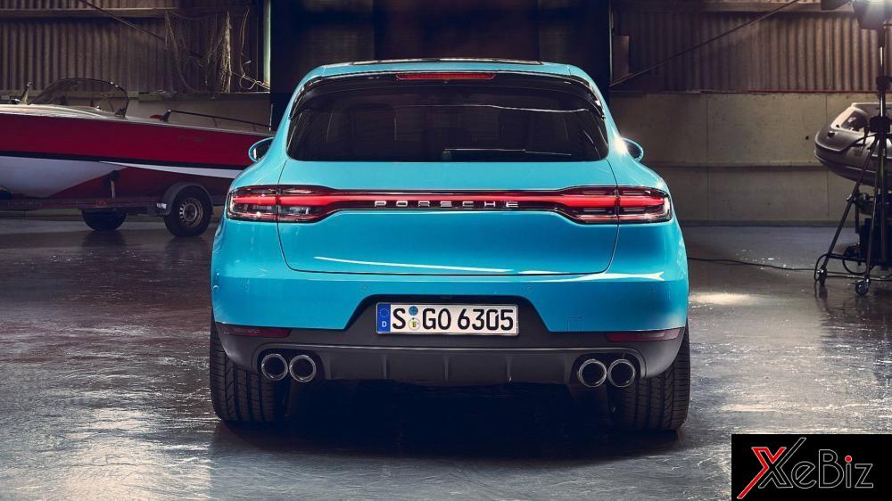 Cận cảnh thiết kế đuôi xe của Porsche Macan 2019