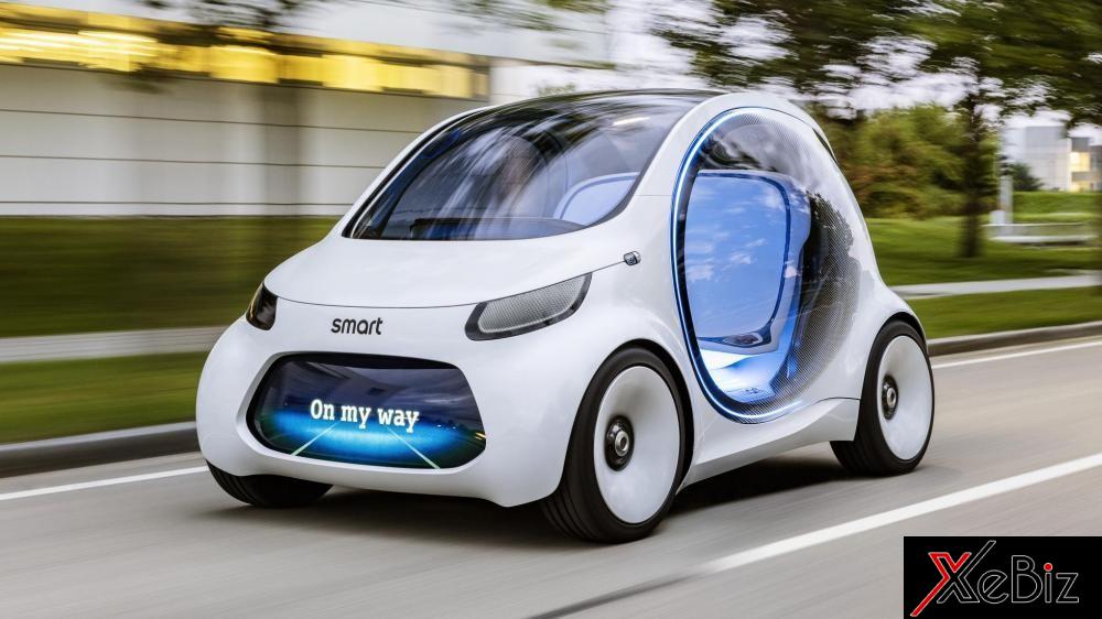 Smart đã phát triển mẫu xe tự lái cho thuê.