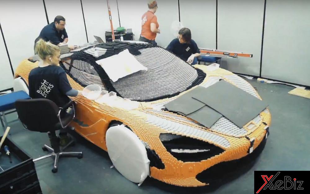Lắp ghép siêu xe McLaren 720S bằng Lego. can-canh-viec-lap-ghep-sieu-xe-mclaren-720s-bang-lego