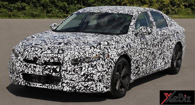 Honda Accord hoàn toàn mới trên đường chạy thử nghiệm. honda-accord-the-he-moi-duoc-trang-bi-dong-co-tang-ap-vtec-turbo-1-5l-va-2-0l