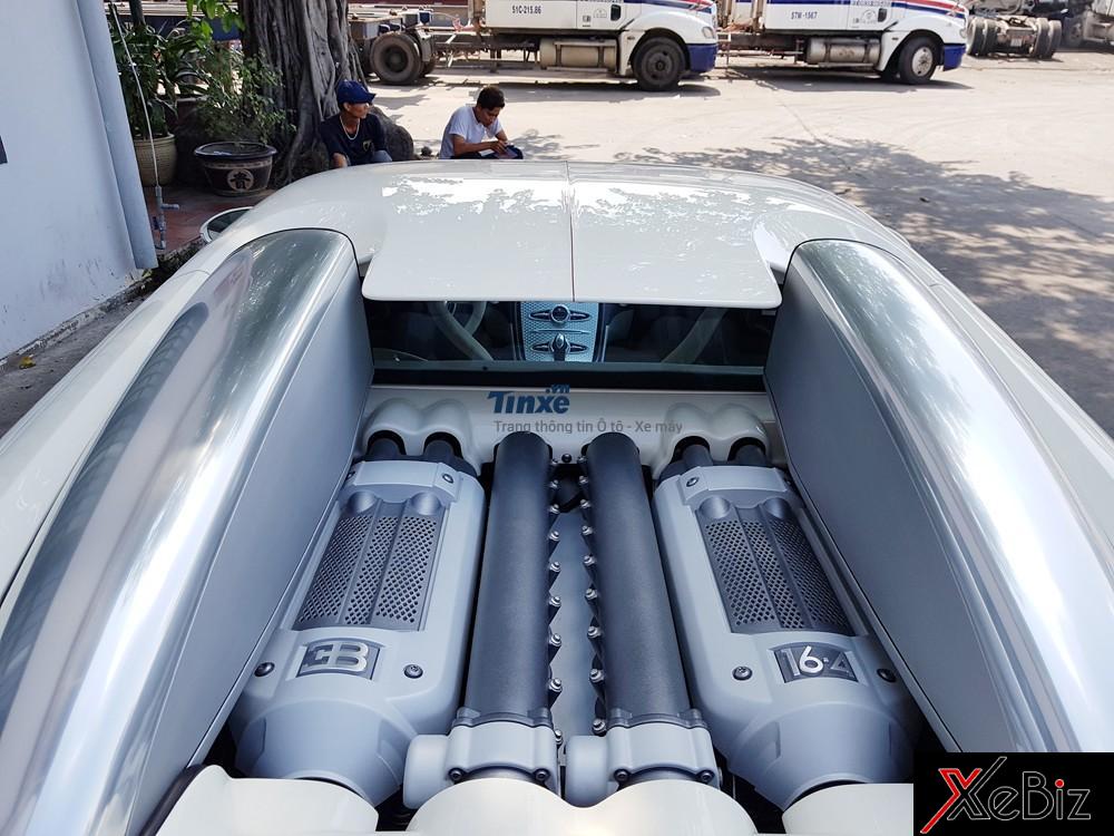 Với khối động cơ 16 xy-lanh xếp hình chữ W, dung tích 8 lít, sản sinh công suất tối đa 1.001 mã lực, cổ máy của Bugatti Veyron không dành cho số đông người mê tốc độ.