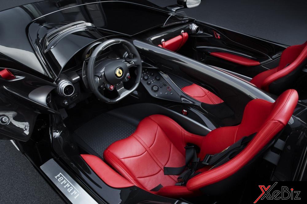 Nội thất của Ferrari Monza SP2 Nội thất của Ferrari Monza SP2