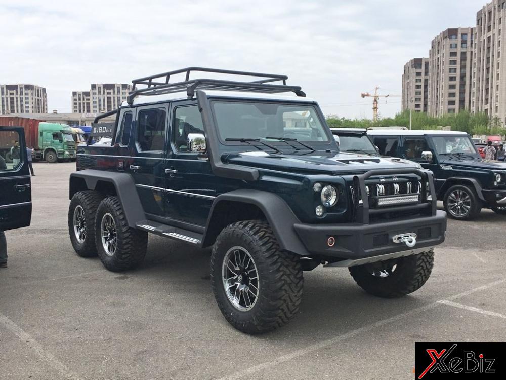 Beijing Auto BJ80 6x6 với thiết kế lai giữa Mercedes-Benz và Jeep Beijing Auto BJ80 6x6 với thiết kế lai giữa Mercedes-Benz và Jeep