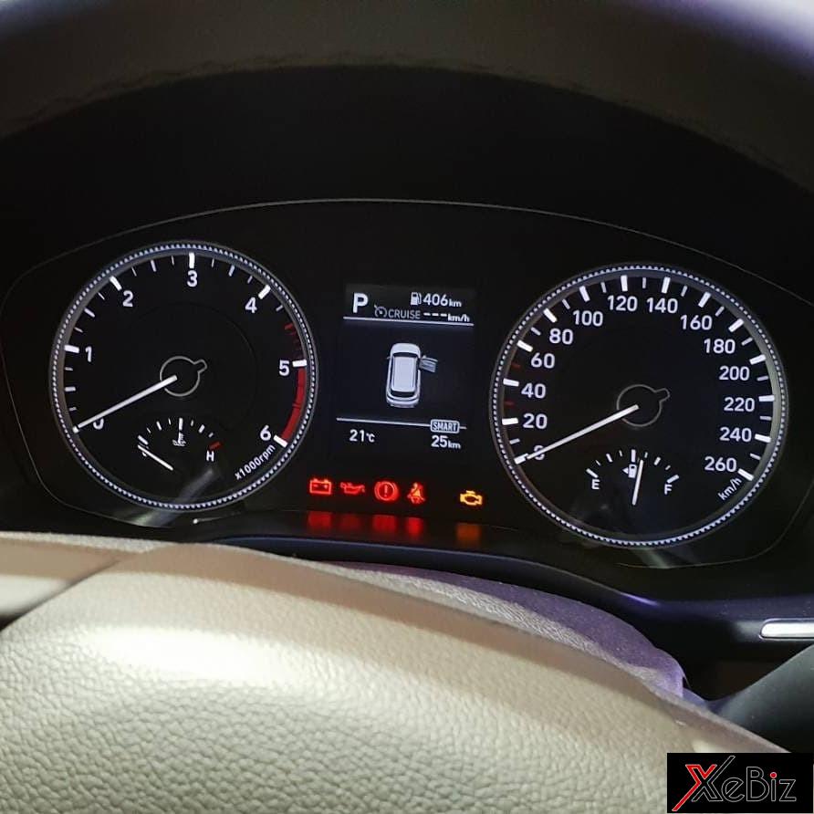 Bảng đồng hồ của Hyundai Santa Fe 2019  Bảng đồng hồ của Hyundai Santa Fe 2019
