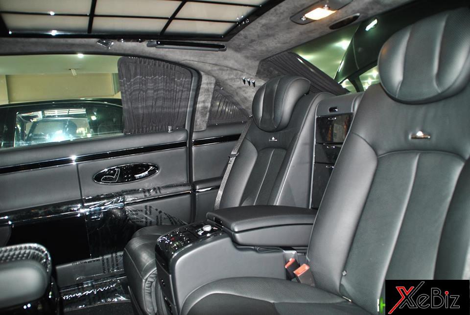 Maybach tập trung vào sự tiện nghị và đẳng cấp nhất ở hàng ghế sau cho các ông chủ