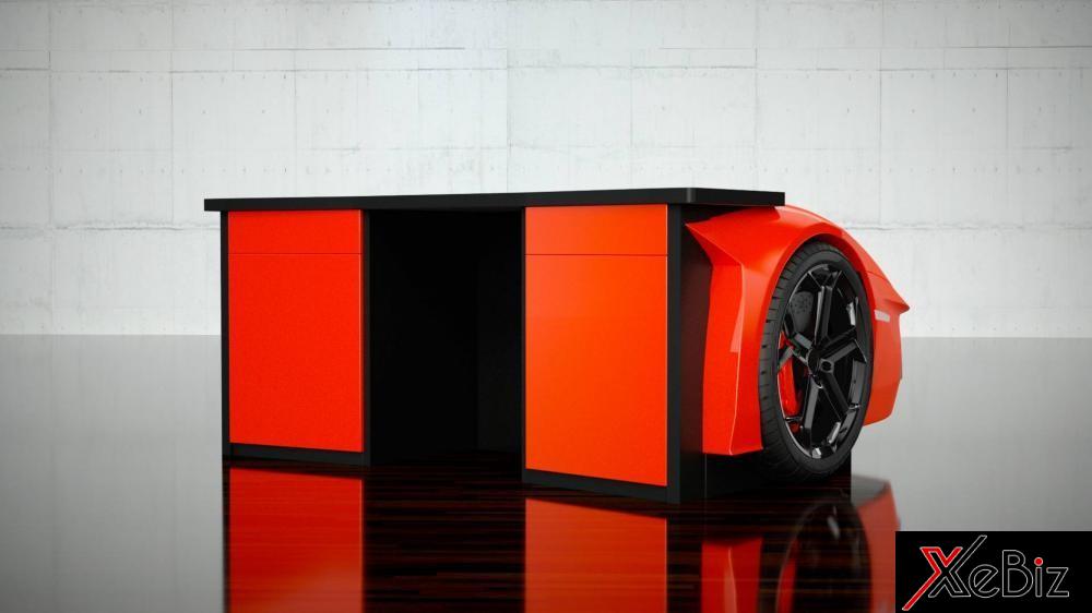 Công ty đến từ Ba Lan cũng cung cấp đến 200 màu sơn tuỳ chọn cho chiếc bàn làm việc Lamborghini Aventador phiên bản giới hạn này