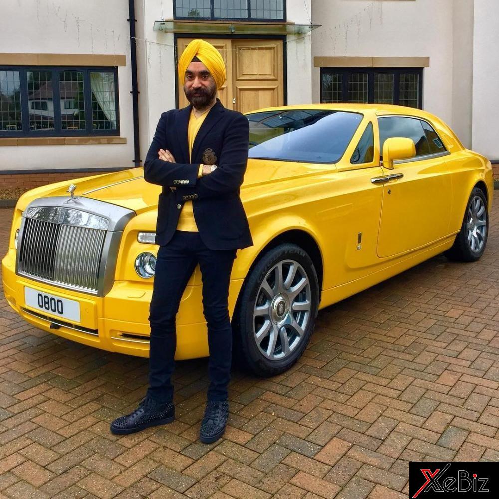 Rolls-Royce Phantom màu vàng