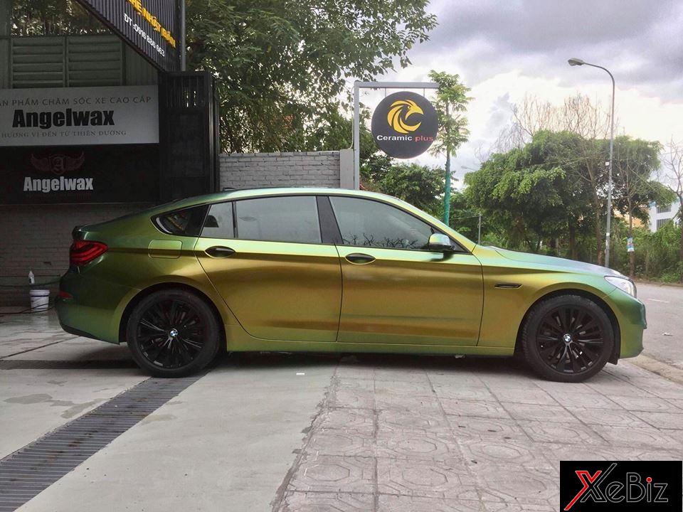 Bộ áo Colour Flow giúp chiếc BMW 528i Gran Turismo có thể thay đổi màu sắc theo góc nhìn của người xem
