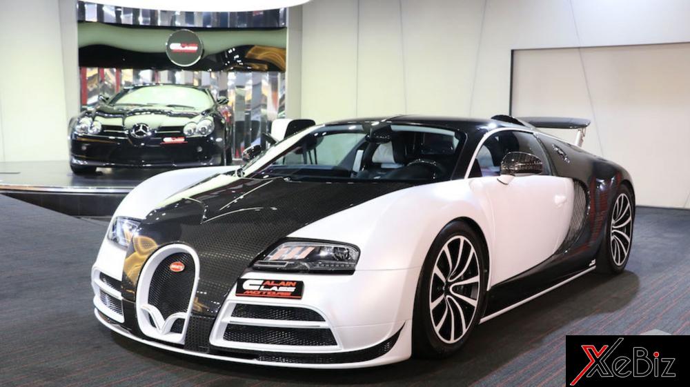 Đại lý siêu xe Al Ain Class Motors đang rao bán chiếc&nbsp;Bugatti Veyron độ&nbsp;Mansory với mức giá&nbsp;1.985 triệu Euro, tương&nbsp;đương 2,45 triệu USD hay&nbsp;55,719 tỷ Đồng