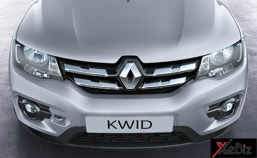 Lưới tản nhiệt mạ crôm mới của Renault Kwid 2018