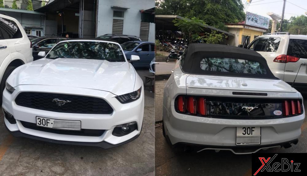 Đây là màu sơn nguyên bản của Ford Mustang mui trần tại Hà Nội mới khoác áo camo Đây là màu sơn nguyên bản của Ford Mustang mui trần tại Hà Nội mới khoác áo camo