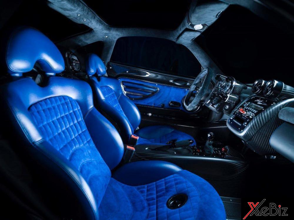 Đây là nội thất của chiếc Pagani Zonda Riviera độc nhất vô nhị trên thế giới