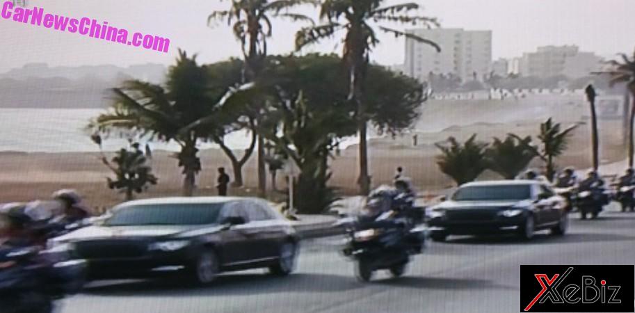 Có ít nhất 2 chiếc Hồng Kỳ N501 trong đoàn xe của ông Tập