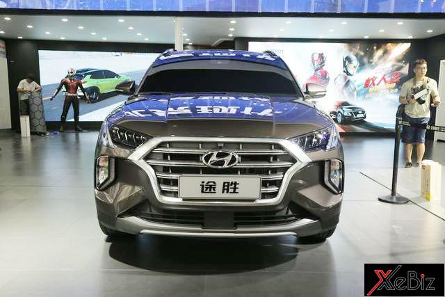 Cận cảnh thiết kế đầu xe mới của Hyundai Tucson 2019 Cận cảnh thiết kế đầu xe mới của Hyundai Tucson 2019