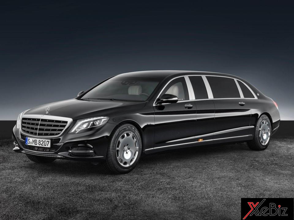 Limousine Pullman Guard là phiên bản kéo dài của mẫu sedan bọc thép Mercedes-Maybach S600 Guard có giá 513.000 USD.