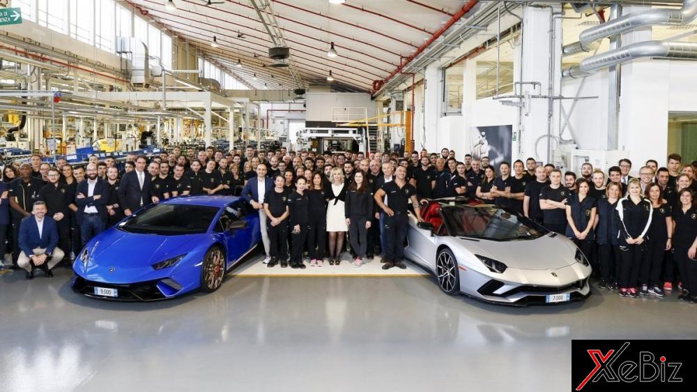 Lamborghini chào đón Huracan thứ 9.000 và Aventador thứ 7.000 xuất xưởng vào tháng 10/2017