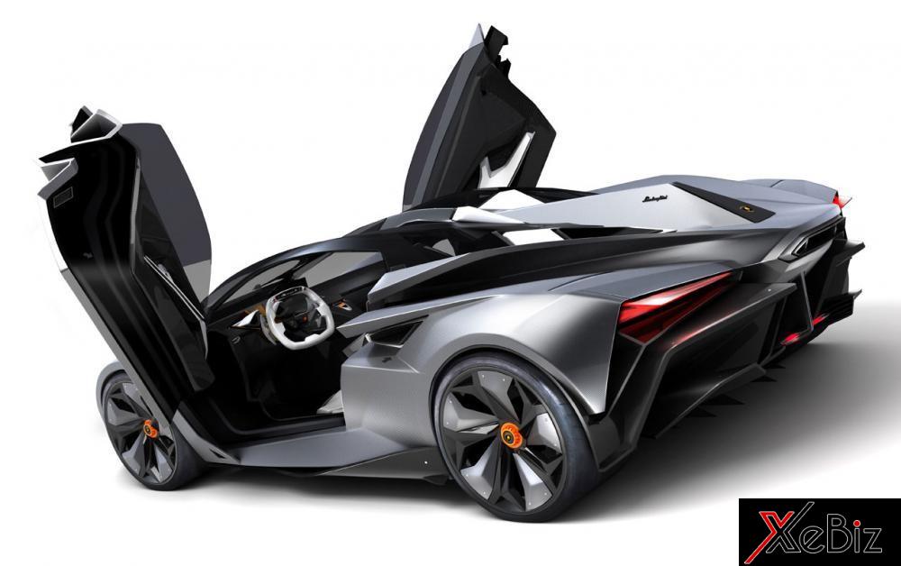 Lamborghini Perdigon Concept có cửa xe kiểu cánh truyền thống Cửa xe của Lamborghini Perdigon Concept