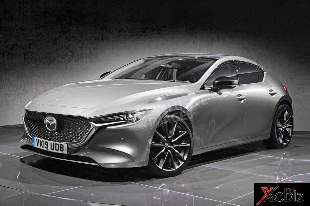 Hình ảnh phác họa Mazda3 2019 của tạp chí AutoExpre Hình ảnh phác họa Mazda3 2019 của tạp chí AutoExpre