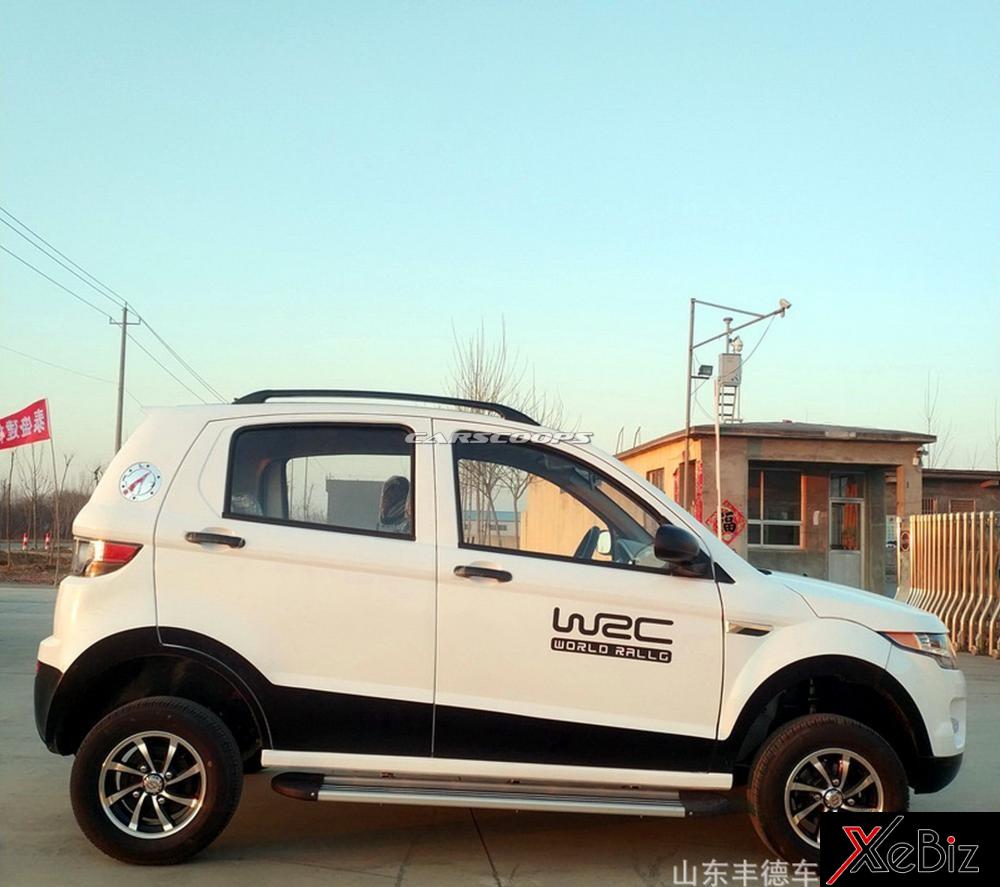 Xe có thiết kế 5 cửa, chiều dài 3,45 mét